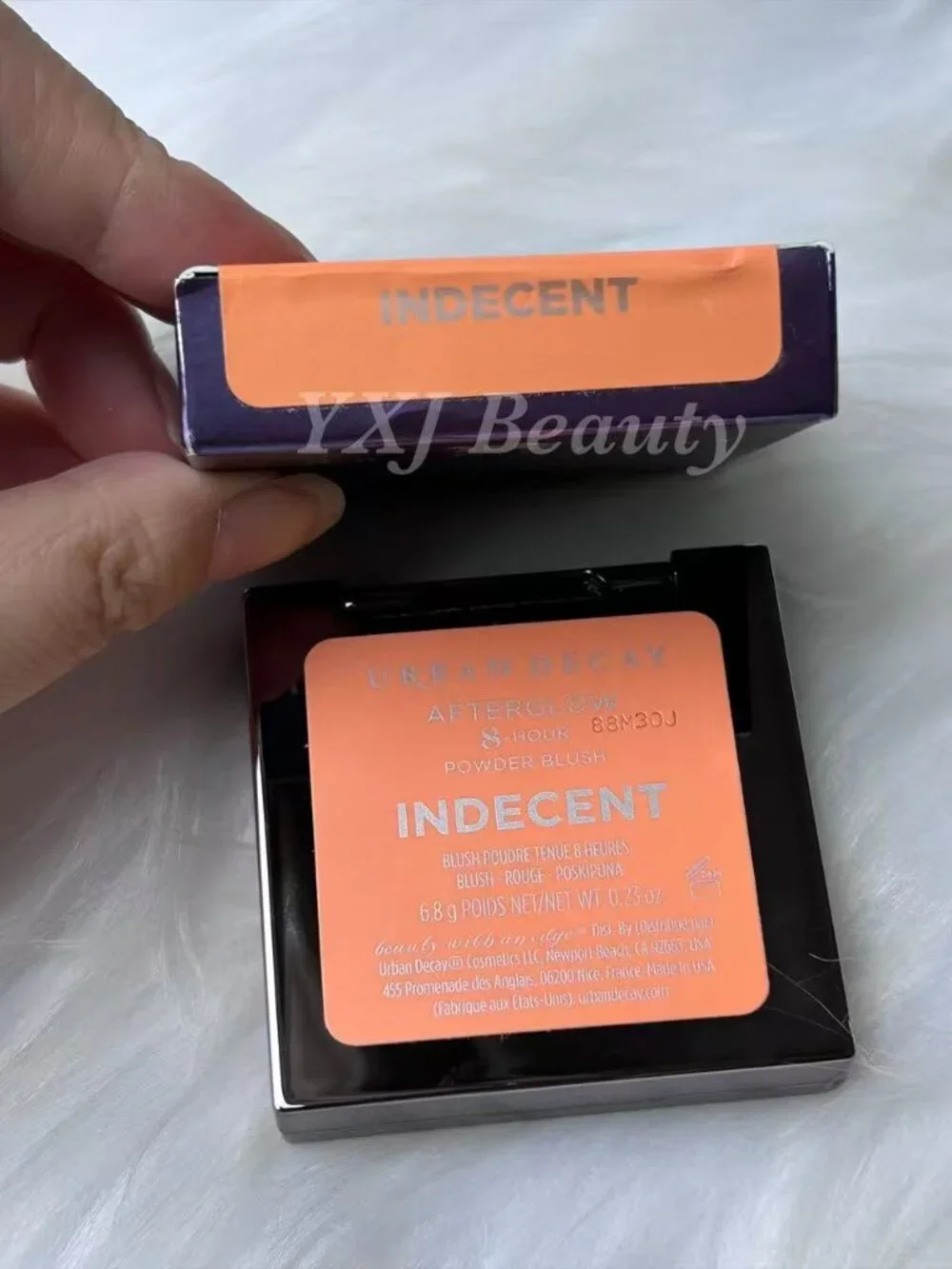 New In Box Urban Decay Afterglow 8 Hour Powder Blush~Indecent~Full size 6.8 g